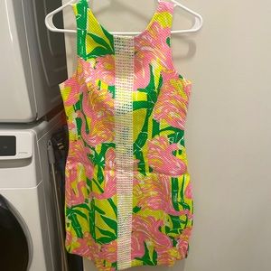 NEW 💖 Lily Pulitzer pink, green, yellow floral dress